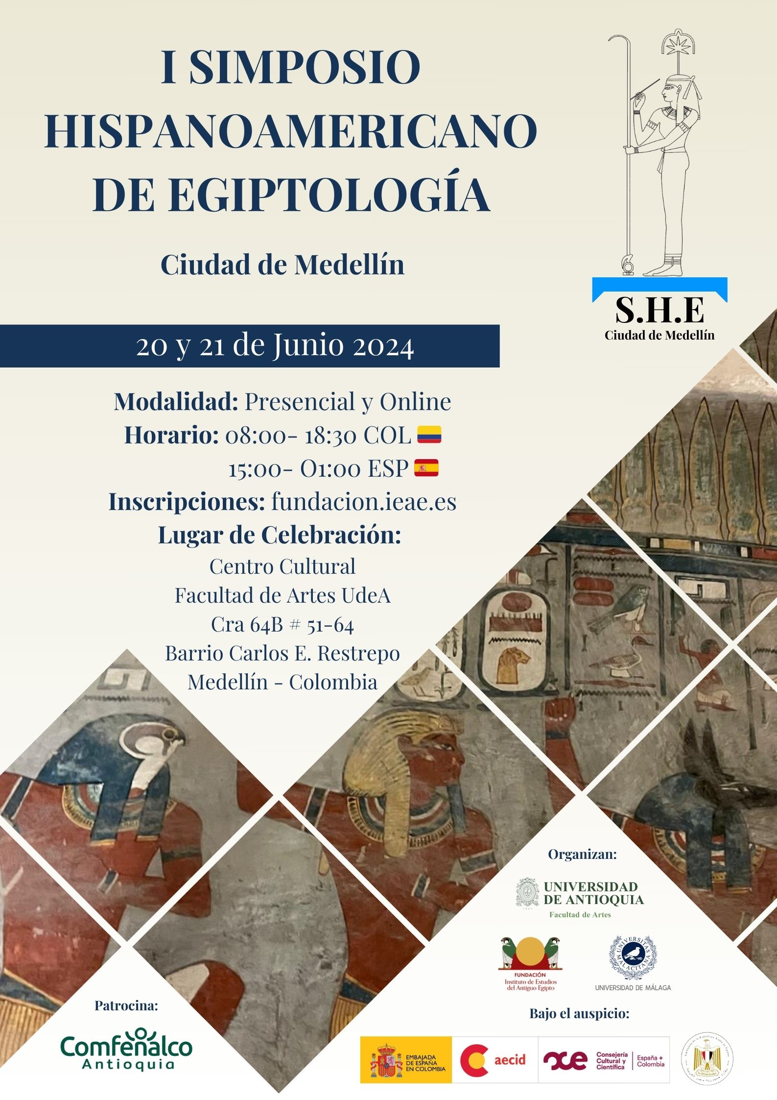 I SIMPOSIO HISPANOAMERICANO DE EGIPTOLOGIA – Ciudad de Medellín, Colombia.