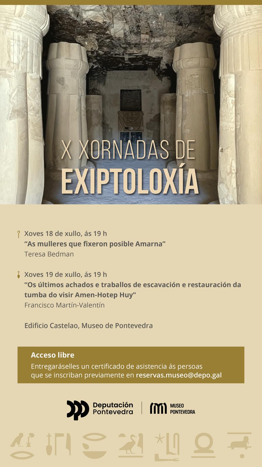 X XORNADAS DE EXIPTOLOXÍA