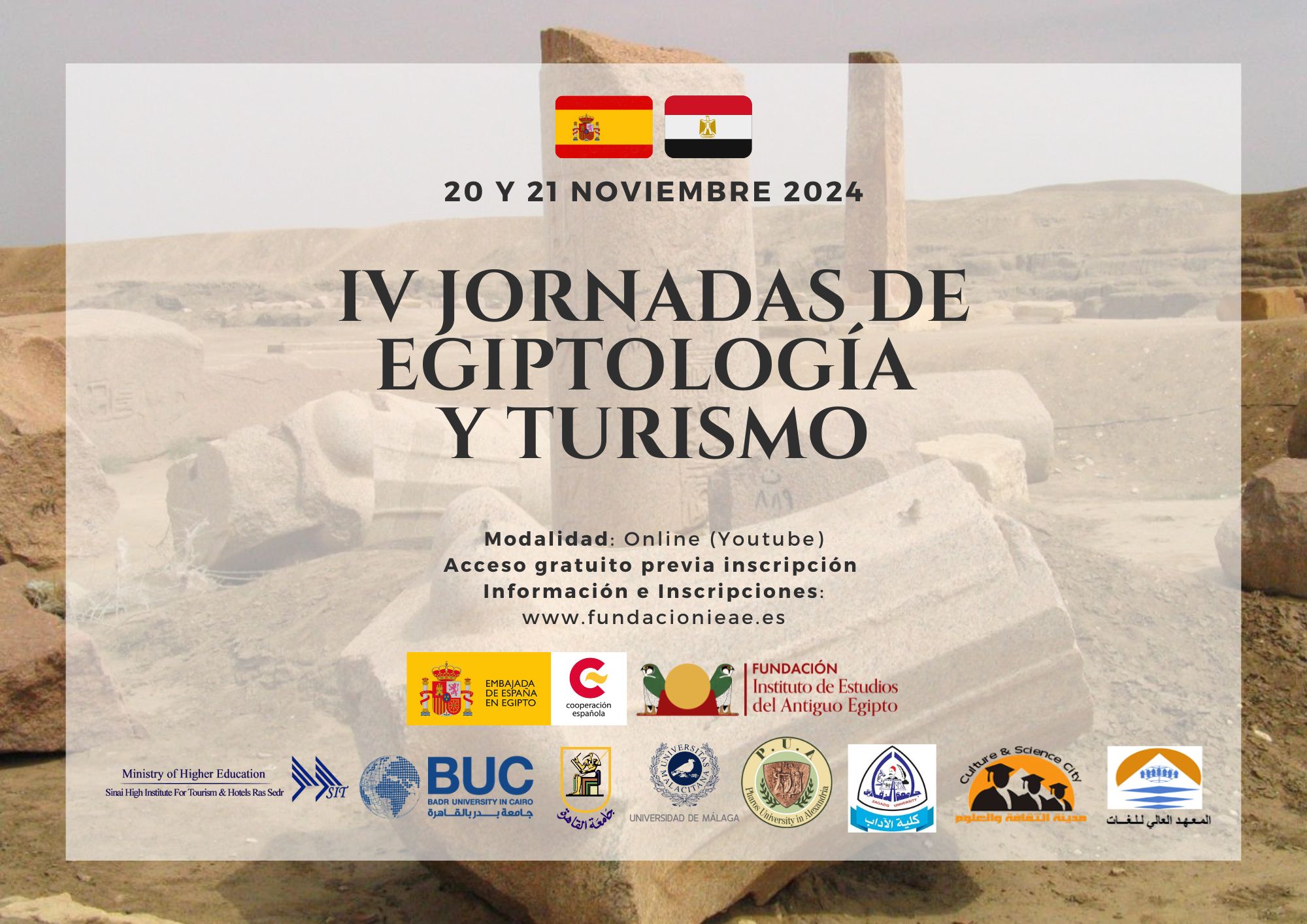 IV JORNADAS DE EGIPTOLOGIA Y TURISMO